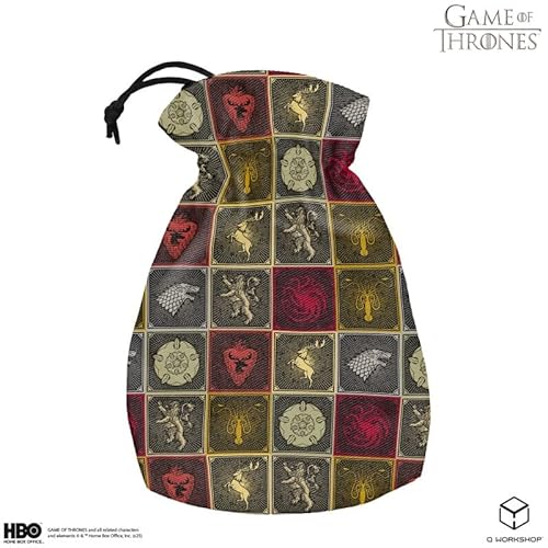 Q-Workshop Game of Thrones. The Sigils Pattern Dice Pouch von Q Workshop