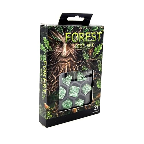 Q-Workshop QWOFOR4G Forest Dice Set: Tundra (7) von Q Workshop