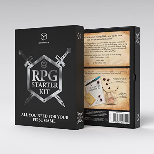 Q-Workshop 89513 RPG Starter Kit Cardgame, Mehrfarbig von Q-Workshop