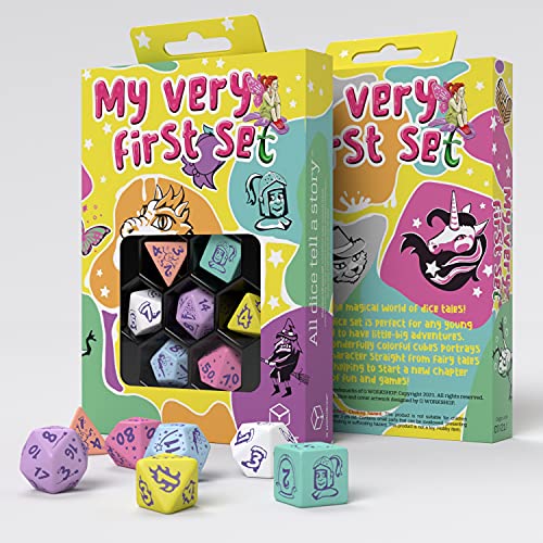 Q-Workshop QWOMVF4E My Very First Dice Set: Little Berry (7) von Q Workshop