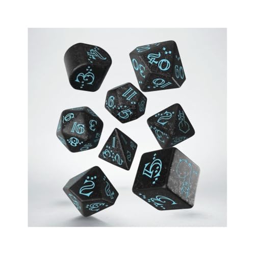 Q-Workshop 20 Years: Llama Dice Set (8) von Q Workshop