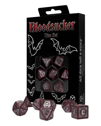 Q-Workshop QWOSBSU2 Bloodsucker Dice Set: Scarlet, Rot/Ausflug, Einfarbig (Getaway Solids) Q-Workshop QWOSBSU2 Bloodsucker Dice Set: Scarlet, Rot/Ausflug, Einfarbig (Getaway Solids) von Q Workshop