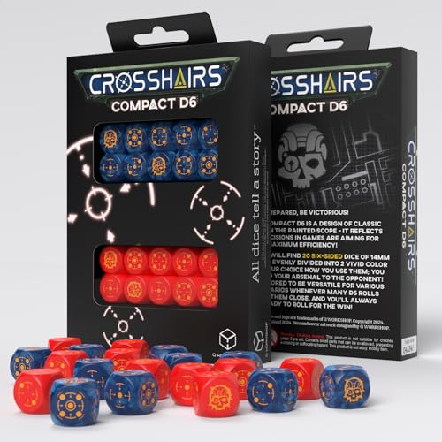 Q-Workshop QWOSTCA1 Crosshairs Compact D6: Cobalt & Red von Q-Workshop