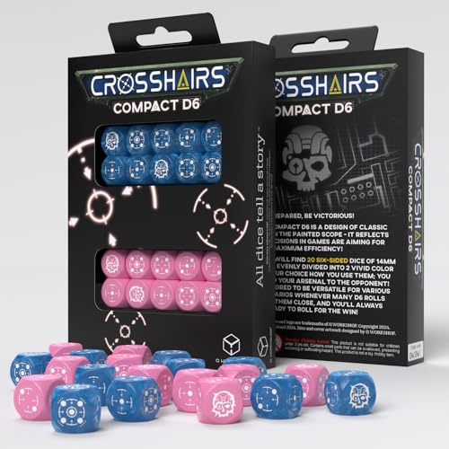 Q-Workshop QWOSTCA2 Crosshairs Compact D6: Blue & Pink von Q-Workshop