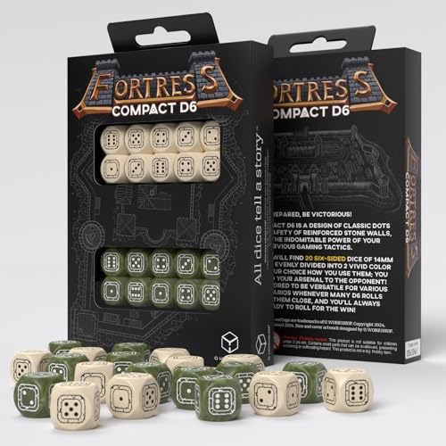 Q-Workshop Fortress Compact D6: Beige & Olive von Q Workshop
