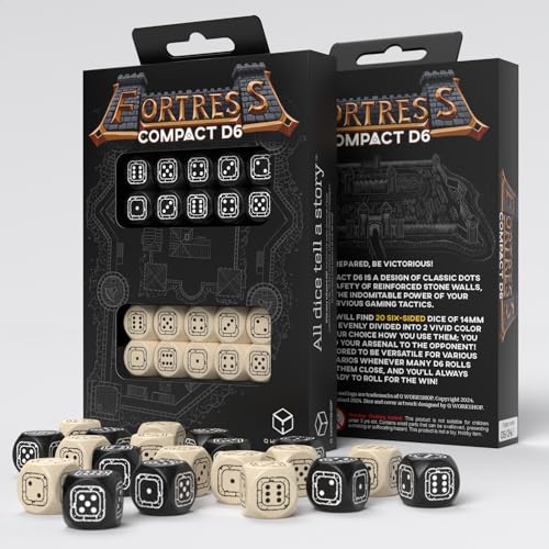 Q-Workshop QWOSTCB3 Fortress Compact D6: Black & Beige von Q-Workshop