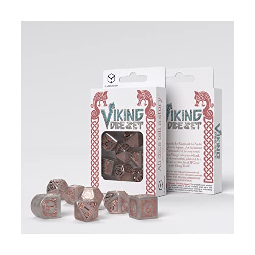 Q-Workshop QWOVIK4T Viking Modern Dice Set: Niflheim (7) von Q Workshop