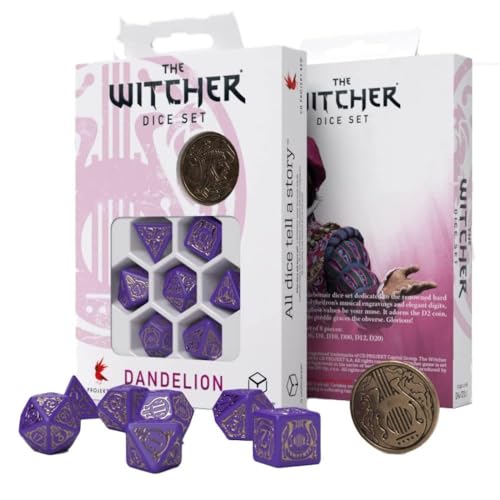 Q-Workshop WDA3Q - The Witcher Dice Set: Dandelion – Viscount de Lettenhove (7) von Q-Workshop