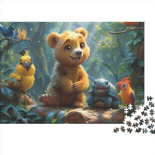 Koala Puzzle 1000 Teile Legespiel Schwierigkeitsgrad Logikspiel niedlich und trottelhaft Kinder Puzzle Herausfordernde Unterhaltung Grips-Spiel 1000pcs (75x50cm) von QAHSWIALN