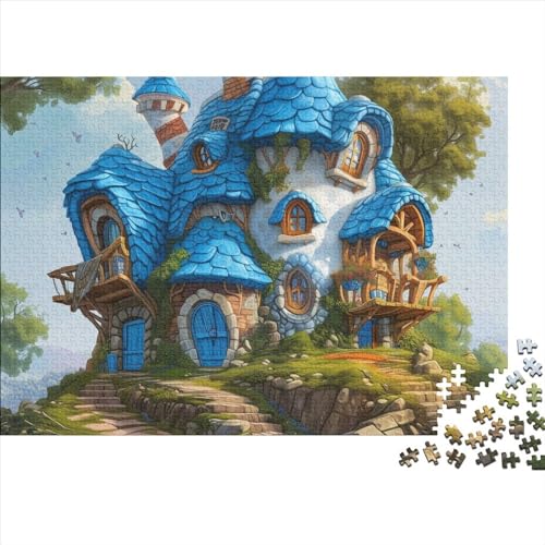 Schlösser Puzzle 1000 Teile Puzzle-Herausforderung Geduldsspiel Schlösser in der geheimen Welt Puzzle Herausfordernde Unterhaltung Zeitvertreib Für Alle Altersgruppen 1000pcs (75x50cm) von QAHSWIALN