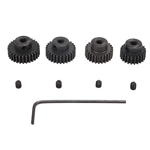 QANYEGN 4-teiliges 48P RC-Motorritzel, 23T 25T 27T 29T Ritzel, Rostfreies Ritzelset Für 1/10 RC 3,175 Mm Motor QANYEGN 4-teiliges 48P RC-Motorritzel, 23T 25T 27T 29T Ritzel, Rostfreies Ritzelset Für 1/10 RC 3,175 Mm Motor von QANYEGN