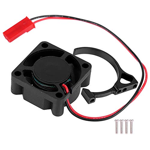 QANYEGN 540 550 RC -Motorheizkühlung, Motormotor -Kühlkörper, Motorkühlflossenkühlkörper mit Lüfter 25x25 mm/30 x 30 mm 5 V für RC 1:10 Motor (25 * 25MM5V) von QANYEGN