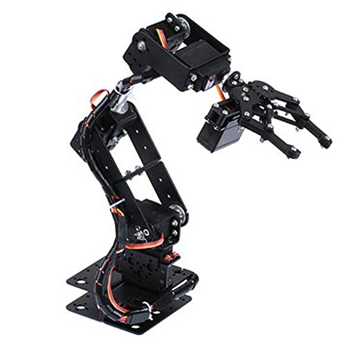 QANYEGN 6DOF Roboterarm-Kit, Mechanischer Arm-Klemmklauen-Kit, Automatische Roboterteile Für Den Hochschulunterricht, IDY-Produktion von QANYEGN