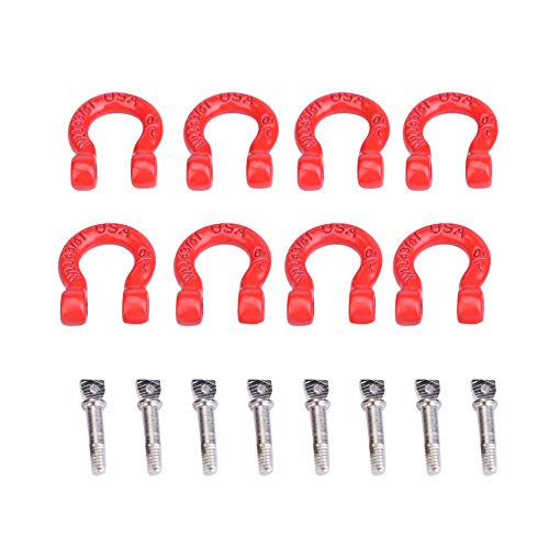 QANYEGN 8PCS Metall-Anhängerverriegelung, Metall-Anhänger-Bergungsverriegelung, Kettenfahrzeug-Anhängerhaken Für RC-Kletterfahrzeuge QANYEGN 8PCS Metall-Anhängerverriegelung, Metall-Anhänger-Bergungsverriegelung, Kettenfahrzeug-Anhängerhaken Für RC-Kletterfahrzeuge von QANYEGN