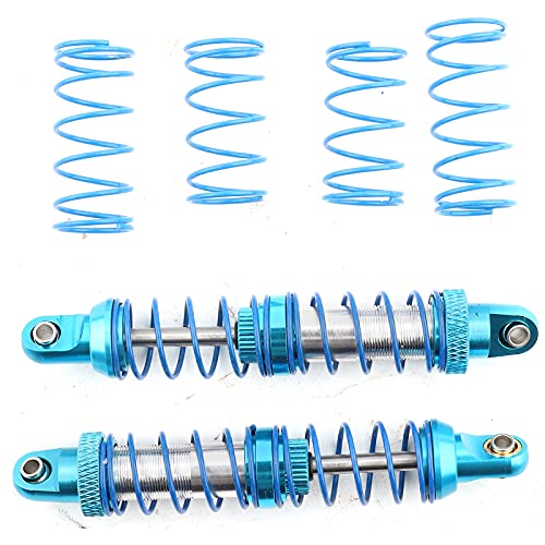 QANYEGN Adjustable Metal Shock Absorber Damper, Shock Absorber Oil Damper for SCX10, and D90 1/10 Scale RC Crawler Car (70 mm) (80 mm) von QANYEGN