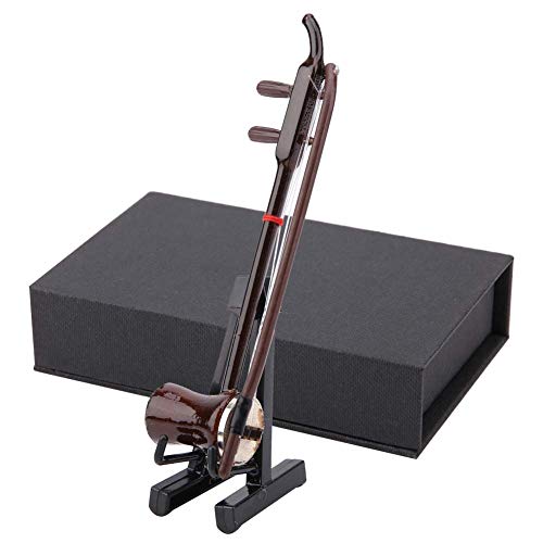 Qanyegn Musikinstrumente Modell, Holzmini -Musikinstrumente Display, Ornamente Craft Home Decor für Schreibtisch und Bürostisch (10 cm) von QANYEGN