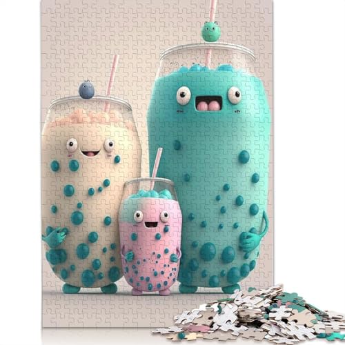 1000 Stück niedliche Monster für Erwachsene, Puzzle aus schwierigem Papier für Erwachsene, Weihnachtsgeschenke, 1000 Teile (38 x 26 cm) von QASEYIPV