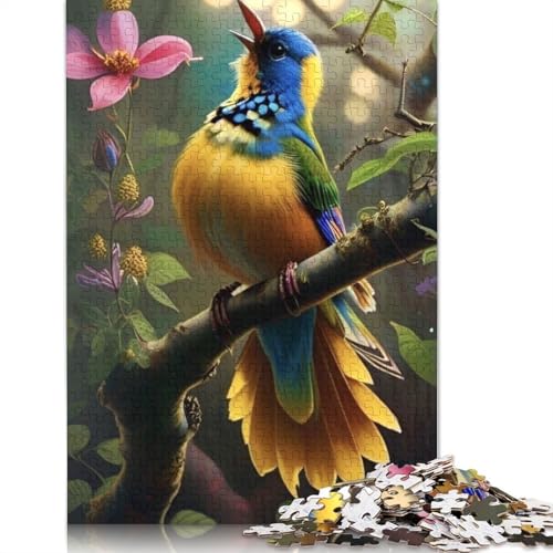 1000 Teile Papagei Puzzle für Erwachsene, Halloween-Geschenk, Holzpuzzle für Erwachsene und Jugendliche, 1000 Teile Lernpuzzle (75x50cm) von QASEYIPV