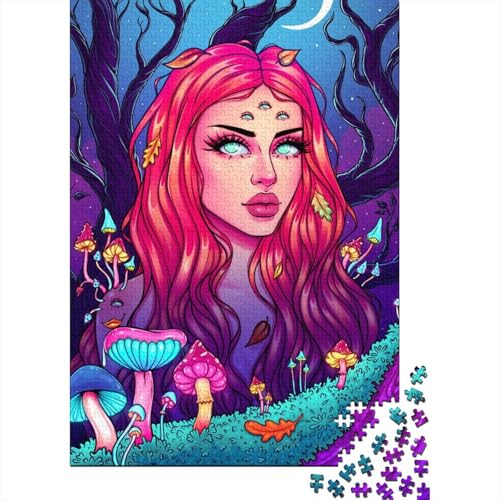 1000 Teile Puzzle Heilige Weisheit für Erwachsene, Halloween-Geschenk, Holzpuzzle für Erwachsene, 1000 Teile (75x50cm) von QASEYIPV