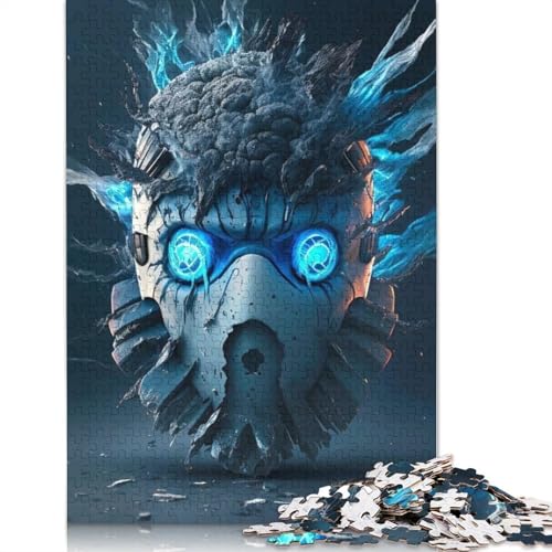 1000 Teile Puzzle Kunst für Erwachsene, Halloween-Geschenk, Holzpuzzle für Erwachsene, 1000 Teile (75x50cm) von QASEYIPV