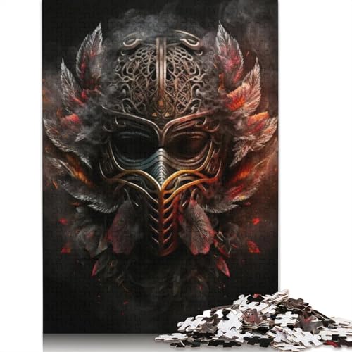 1000 Teile Puzzle Kunst für Erwachsene, Holzpuzzle, Halloween-Geschenke, Erwachsenenpuzzle, Lernspiel, Herausforderung Spielzeug, 1000 Teile (75x50cm) von QASEYIPV