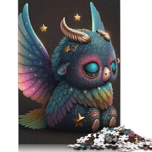 1000 Teile Puzzle Niedliche Monster für Erwachsene Teenager, Lernspiele für Zuhause, DIY Spielzeug, Weihnachtsgeschenke, 1000 Teile (75x50cm) von QASEYIPV
