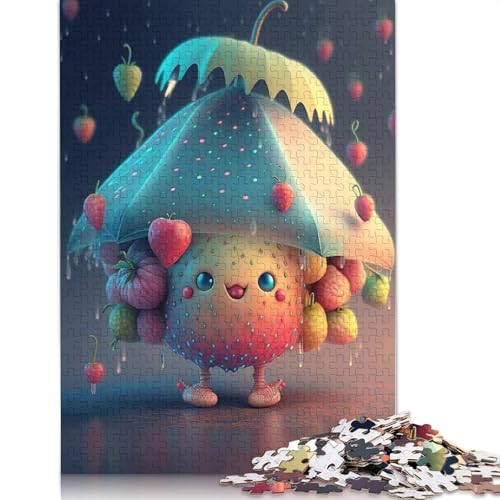 1000 Teile Puzzle Niedliche Monster für Erwachsene Teenager, Lernspiele für Zuhause, DIY Spielzeug, Weihnachtsgeschenke, 1000 Teile (75x50cm) von QASEYIPV