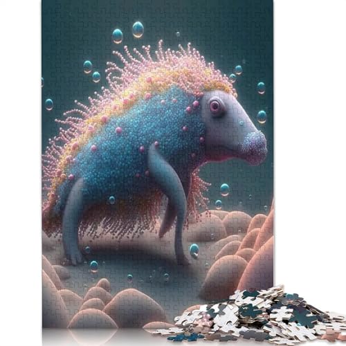 1000 Teile Puzzle Niedliche Monster für Erwachsene Teenager Familienspaß und Spieleabende 1000 Teile (75x50cm) von QASEYIPV