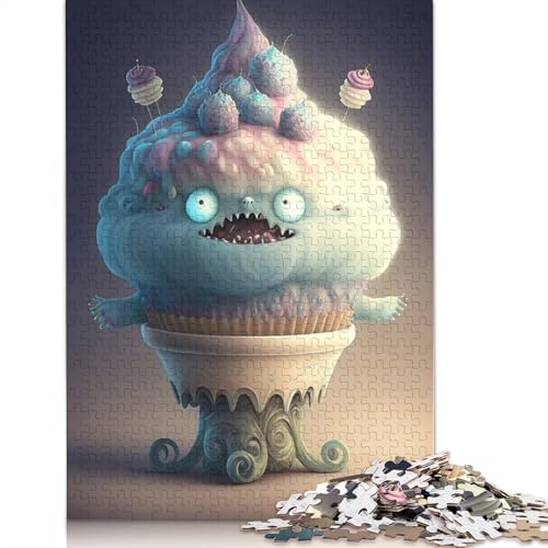 1000 Teile Puzzle Niedliche Monster für Erwachsene Teenager Halloween Geschenk für Teenager Männer Frauen 1000 Teile (38x26cm) von QASEYIPV