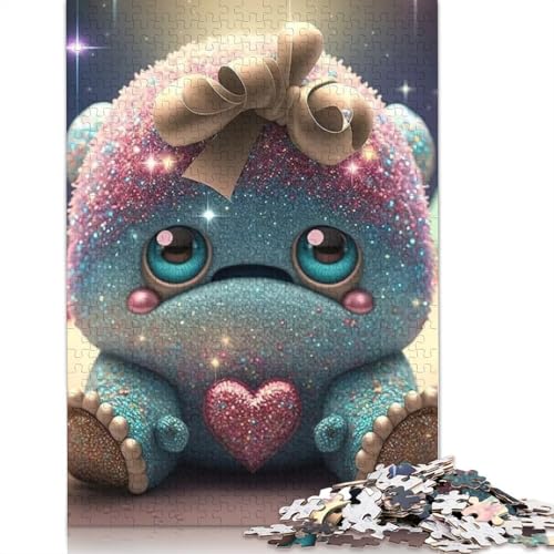1000 Teile Puzzle Niedliche Monster für Erwachsene Teenager Weihnachten Geschenk 1000 Teile (38x26cm) von QASEYIPV