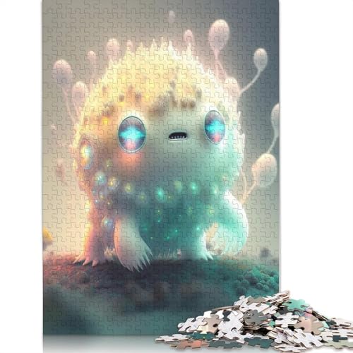 1000 Teile Puzzle Niedliche Monster für Erwachsene Teenager Weihnachten Geschenk 1000 Teile (75x50cm) von QASEYIPV
