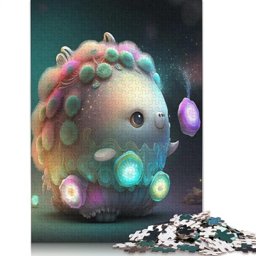 1000 Teile Puzzle Niedliche Monster für Erwachsene Teenager Weihnachten Geschenk 1000 Teile (75x50cm) von QASEYIPV