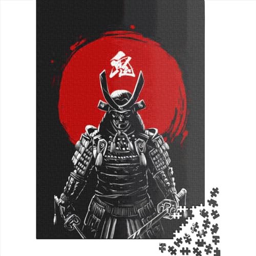 1000 Teile Puzzle Samurai Warrior Erwachsene Quadratisches Puzzle Holzpuzzle Wohnkultur Spielzeug Puzzle 1000 Teile (38x26cm) von QASEYIPV