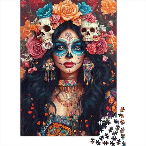 1000 Teile Puzzle Tag der Toten für Erwachsene, Intellektuelles Spiel, Kinderpuzzle, 1000 Teile (75 x 50 cm) von QASEYIPV