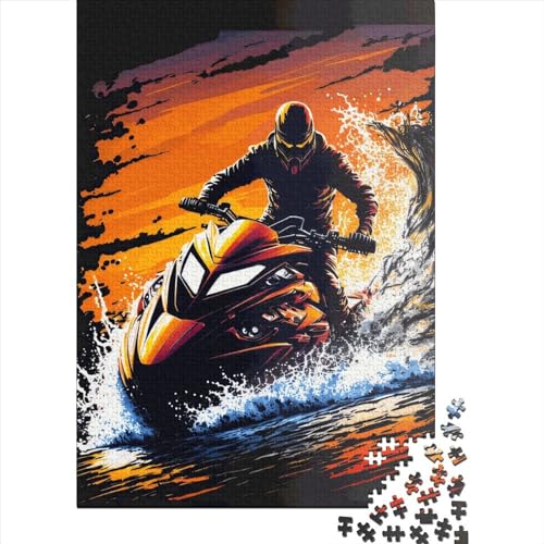 1000 Teile Puzzle für Erwachsene, Holzpuzzle, Lernspiel für Kinder, Weihnachtsgeschenk, 1000 Teile (38 x 26 cm) von QASEYIPV
