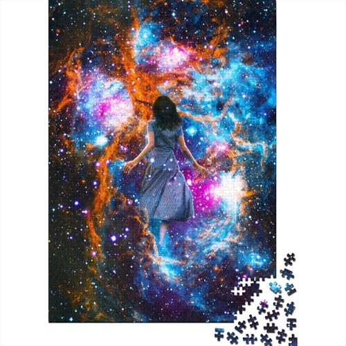 1000 Teile Puzzle für Erwachsene, Reise durch den Kosmischen, Papierpuzzle für Erwachsene, Lernspiel, Herausforderung, Spielzeug, 1000 Teile (38 x 26 cm) von QASEYIPV