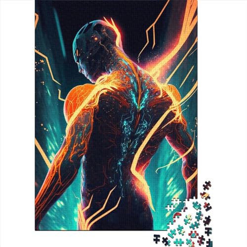1000 Teile Puzzle für Erwachsene, Zeitreisen, Halloween-Geschenk, Lernspielzeug, 1000 Teile (75 x 50 cm) von QASEYIPV