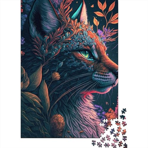 1000 Teile Spirits Of Nature Puzzle für Erwachsene, Halloween-Geschenk, Holzpuzzle für Erwachsene, 1000 Teile (75x50cm) von QASEYIPV