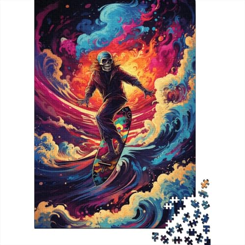 1000 Teile Surf-Puzzles für Erwachsene, Lernspiele, 1000 Teile (75 x 50 cm) von QASEYIPV