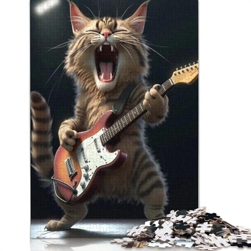 1000 Teile Tiere und Katzen Puzzle für Erwachsene Halloween Geschenk Holzpuzzle für Erwachsene 1000 Teile (75x50cm) von QASEYIPV