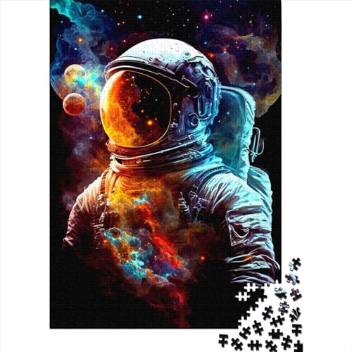 Astronaut28 Puzzle 1000 Teile für Erwachsene, Halloween-Geschenk, Erwachsenenpuzzle, Heimdekoration, 1000 Teile (75 x 50 cm) von QASEYIPV