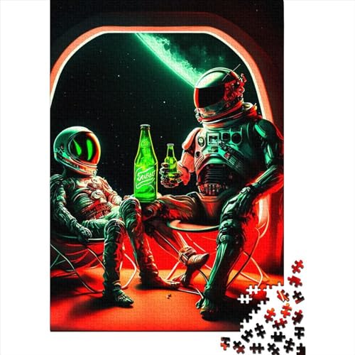 Astronaut97 Puzzle 1000 Teile für Erwachsene, Halloween-Geschenk, Puzzle für Erwachsene und Jugendliche ab 12 Jahren, 1000 Teile (38x26cm)< von QASEYIPV
