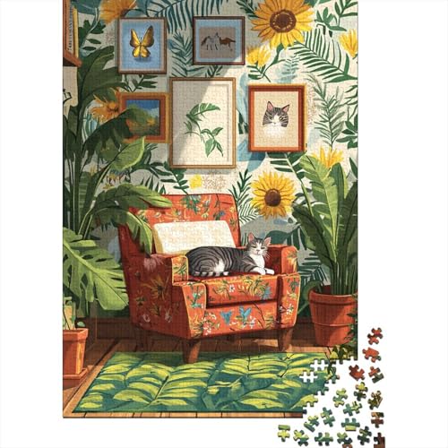Beauty Byearth Puzzle 1000 Teile Puzzle für Erwachsene Holzpuzzle Herausforderndes Spiel 1000 Teile (75x50cm) von QASEYIPV