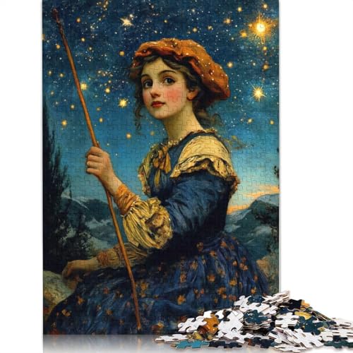 Betreffname> Puzzle 1000 Teile für Erwachsene, Papier, Lernspiel, Herausforderungsspielzeug, 1000 Teile (75 x 50 cm) von QASEYIPV