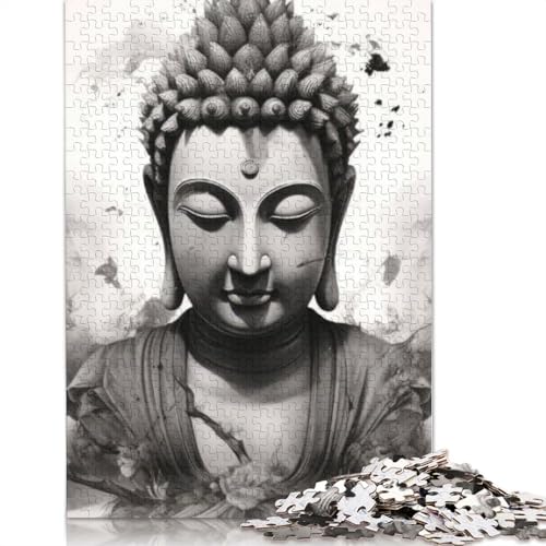 Buddha-Puzzle, 1000 Teile, für Erwachsene, Erwachsene und Jugendliche ab 12 Jahren, 1000 Teile (38 x 26 cm) von QASEYIPV