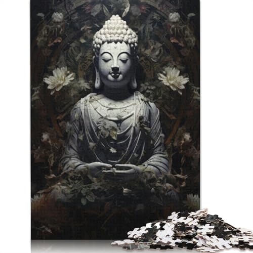 Buddha-Puzzle, 1000 Teile, für Erwachsene und Jugendliche, ab 12 Jahren, Weihnachtsgeschenke, 38 x 26 cm Buddha-Puzzle, 1000 Teile, für Erwachsene und Jugendliche, ab 12 Jahren, Weihnachtsgeschenke, 38 x 26 cm von QASEYIPV