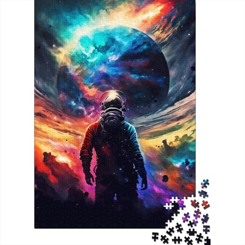 Buntes Weltraumpuzzle mit 1000 Teilen für Erwachsene, Papierpuzzle für Jugendliche, einzigartige Heimdekoration und Geschenke, 1000 Teile (38 x 26 cm) von QASEYIPV