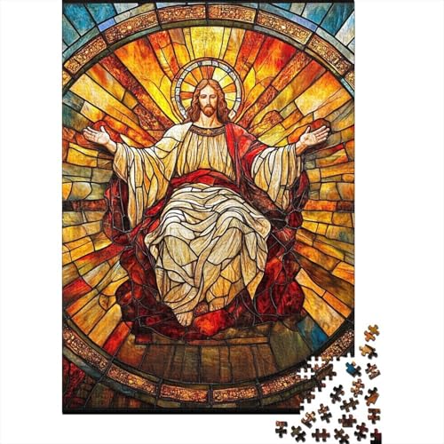 Christliches Jesus Puzzle 1000 Teile für Erwachsene, Lernspiele, 1000 Teile (75 x 50 cm) von QASEYIPV