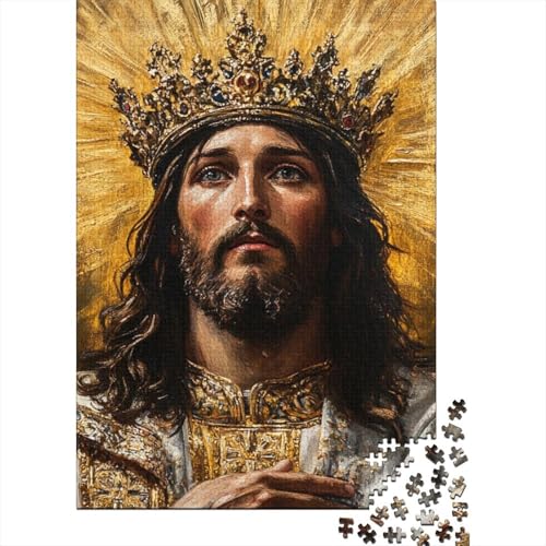 Christliches Jesus Puzzle 1000 Teile für Erwachsene, Lernspiele, 1000 Teile (75 x 50 cm) von QASEYIPV