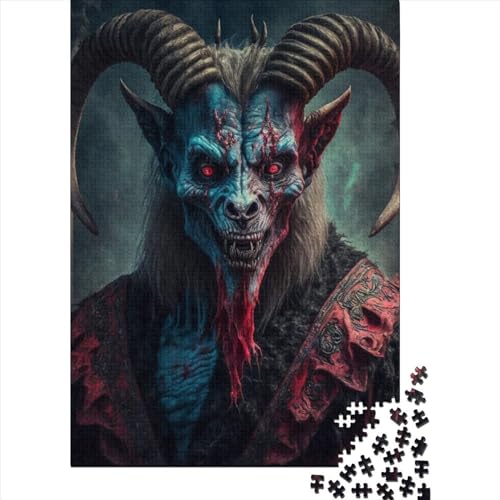 Dark Lord7 Holzpuzzle, 1000 Teile für Erwachsene, pädagogisches Spiel, Herausforderungsspielzeug, 1000 Teile (75 x 50 cm) von QASEYIPV